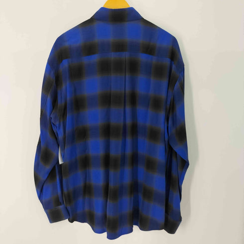 エストネーション ESTNATION レーヨン オンブレチェックシャツ メンズ JPN:XL